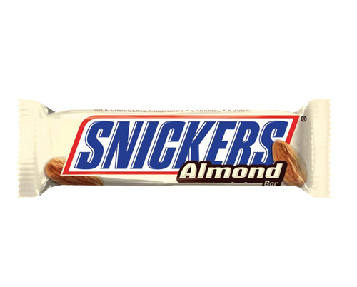 SNICKERS ALMOND 43.4g y 49.9g